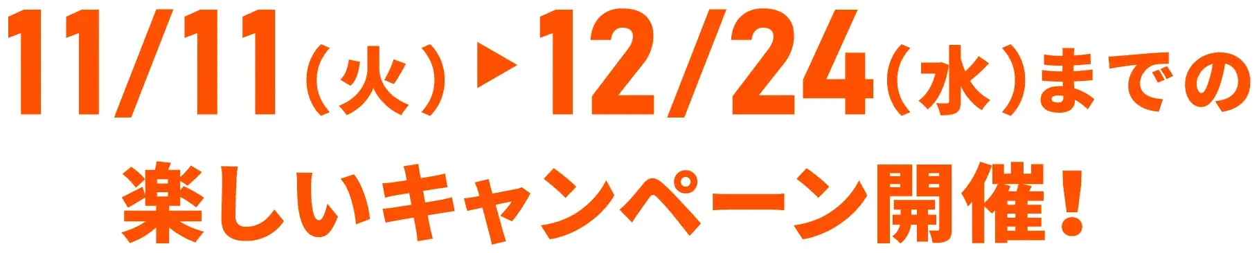 キャンペーン開催